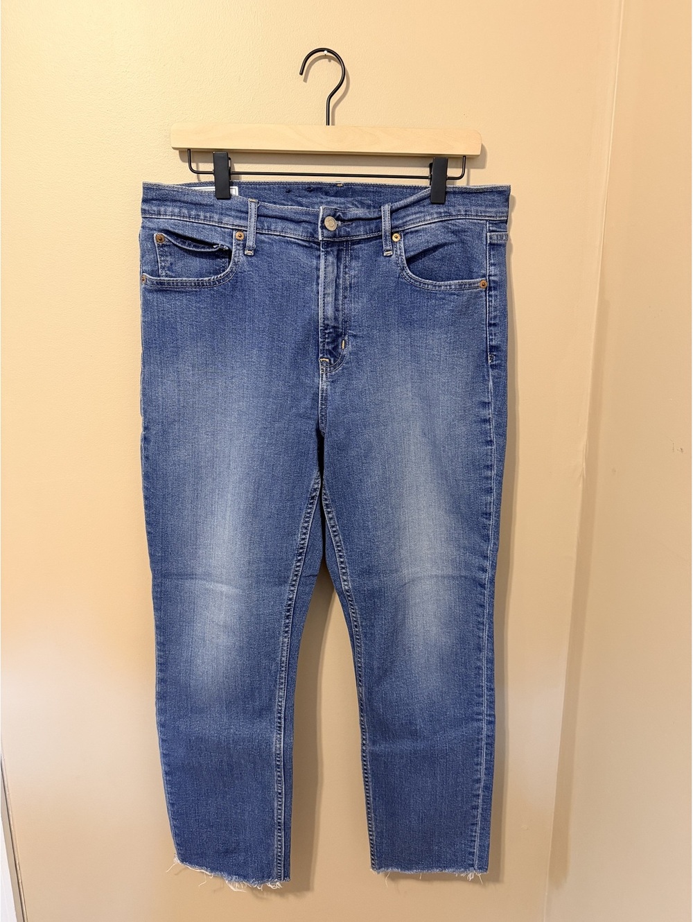 Gap Vintage Slim Mid Rise Jeans Womens Size 32 14R Medium Wash Denim